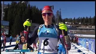 Oslo Holmenkollen Womens Mass Start  202122 Biathlon World Cup [upl. by Macfadyn]