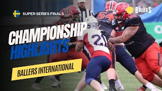 Carlstad Crusaders vs Stockholm Mean Machines  Swedish Champion Games Highlight  2024 [upl. by Mattheus]