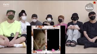 bts reaction to jinsoo tiktok [upl. by Nunciata222]