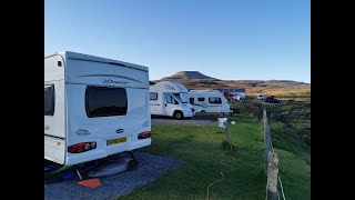 Kinloch Campsite on the Isle of Skye  Scottish Tours [upl. by Lirret]