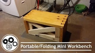 Folding Mini Workbench [upl. by Thomey]