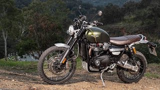 2020 Triumph Scrambler 1200 XC Review  MC Commute [upl. by Myrtie]