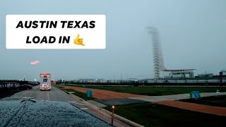 POV NASCAR Hauler Parking at Circuit of the Americas [upl. by Notgnillew]