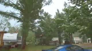 Down burst or Tornado near Eganville Ontario Canada [upl. by Eeltrebor]