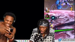 Speed amp KSI 1v1 In Dragon Ball Legends [upl. by Lladnew]