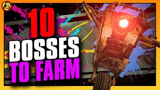 Top 10 Best Bosses to Farm in Borderlands 3 [upl. by Babb209]