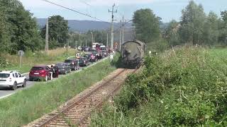 Pociąg retro z dwoma parowozami🚂🚂na zakopiance [upl. by Ahsi814]