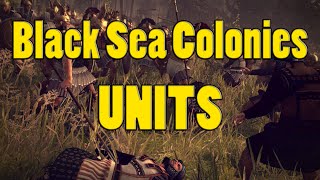 Rome 2  Black Sea Colonies DLC  UNITS  Colchis Cimmeria Massalia amp Pergamon [upl. by Cicily]