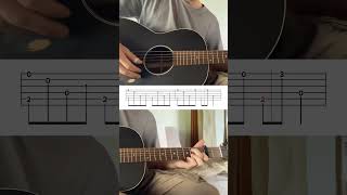 Country Blues Fingerpicking tune Open D tuning shorts acousticguitar [upl. by Nwahsat724]