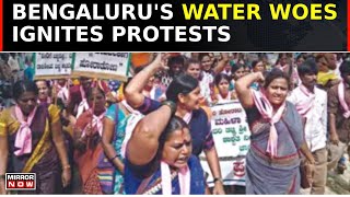 Bengalurus Water Crisis Spurs Protests Amid Political Blame Game Siddaramaiah Govt Faces Heat [upl. by Zitvaa]