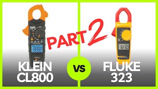 Klein vs Fluke Clamp Ammeter Part 2  Still One Clear Winner [upl. by Jobi]