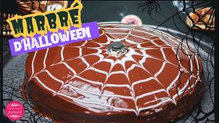 Gâteau marbré dHalloween  recette facile et amusante  🎃👻😈 [upl. by Busey]