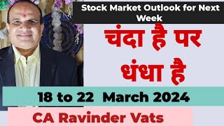 Stock Market Outlook for Next Week 18 to 22 March 2024 by CA Ravinder Vats [upl. by Rumilly797]