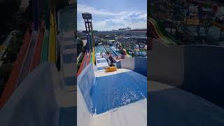 THE 360 SPINNING WATERSLIDE IN THE PHILIPPINES shorts [upl. by Nosnibor]