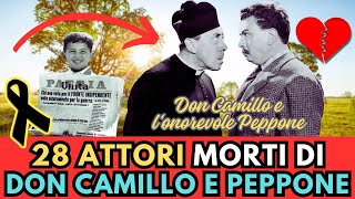 28 ATTORI MORTI di quotDon Camillo e lonorevole Pepponequot [upl. by Oiluj]