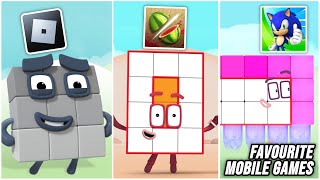 Numberblocks and their Favourite Mobile Games [upl. by Laura]