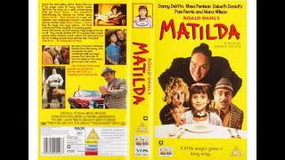 Original VHS Opening and Closing to Matilda UK VHS Tape [upl. by Chickie549]