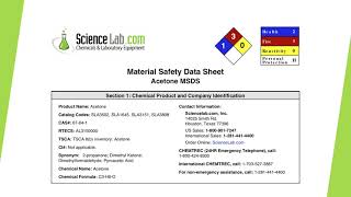 Safety Data Sheets Overview SDS or MSDS [upl. by Nitsrik]