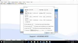 eTime TrackLite Desktop Software  How to Create Shifts  Tamil Language [upl. by Trauts]