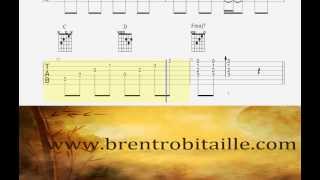 Guitar Tab  Stairway to Heaven Intro  Pick Version [upl. by Rima526]