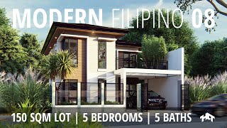 Datu Residence  150 SQM HOUSE DESIGN  150 SQM LOT  Tier One Architects [upl. by Saba]