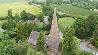 St Michael and All Angels Church Chetwynd  4K [upl. by Lebar]