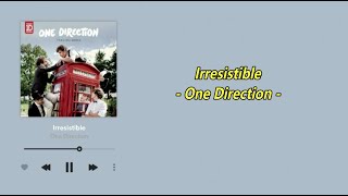 ONE DIRECTION  Irresistible Lyrics Video  Terjemahan [upl. by Ytoc]