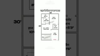 20×30 City House Plan 1BhkParking Design 20×30 Home Plan shorts houseplan homeplan trending [upl. by Noramac]