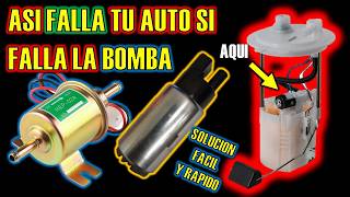 Bomba de gasolina Sintomas De Fallas y Solucion  Que pasa si falla la bomba de combustible Solucion [upl. by Eyaf]