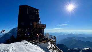 Punta Gnifetti 4556mt Capanna Margherita il rifugio più alto dEuropa [upl. by Sutit]