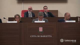 Barletta crisi senza sbocchi nella maggioranza Cannito cerca quotstampellequot tra le opposizioni [upl. by Barthelemy]