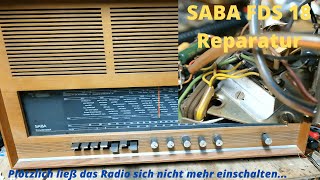 Reparatur eines SABA Freudenstadt 18 Stereo Röhrenradio Tuberadio altes Radio von 1968 [upl. by Nayb]