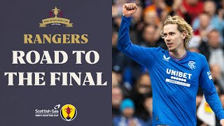 Rangers Road to The Final  Fabio Silva Dessers Tavernier  Scottish Gas Mens Scottish Cup [upl. by Eatnoled]