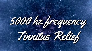 5000 Hz Frequency  Binaural Beats at 50hz  White Noise  Neural Therapy and Tinnitus Relief [upl. by Gaeta20]