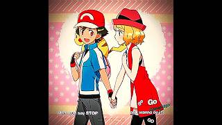 Ash x serena😍Amourshipping amvshortsshortshortsfeed youtubeshortsytfeedviral viralshorts [upl. by Enilorak337]