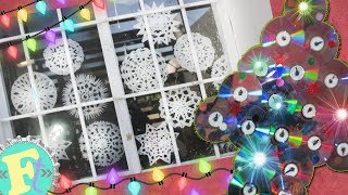 2 ideas para Decorar tu ventana en Navidad [upl. by Llennehc]