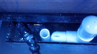 DIY HOW TO REEF TANK DURSO STAND PIPE SALTWATER MOVE [upl. by Yssirc]