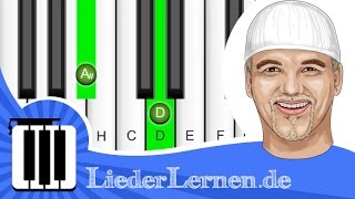 DJ Otzi  Nik P  Ein Stern  Klavier lernen  Musiknoten  Akkorde [upl. by Ynaitirb520]