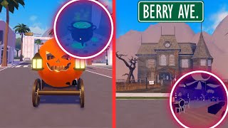 🎃¡NUEVA CASA ABANDONADA Y CARRUAJE DE CALABAZA EN LA ACTUALIZACIÓN DE AVENIDA BERRY🎃 [upl. by Bassett809]