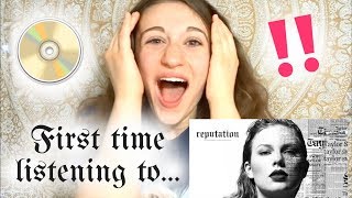 TAYLOR SWIFT REPUTATION FULL ALBUM REACTION  Haley Rose [upl. by Studley]