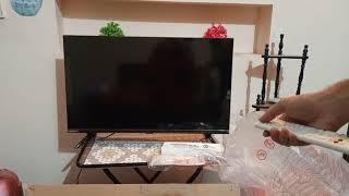 Changhong Ruba 32quot inch LED Tv Unboxing Pakistan  cheap Price Android LCD TV [upl. by Barron]