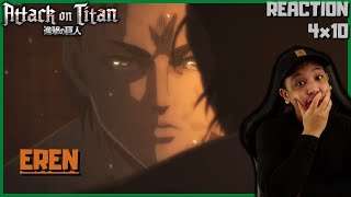 😧 IS EREN OKAY 😧  Attack On Titan 4x10  A Sound Argument  Reaction [upl. by Irual]