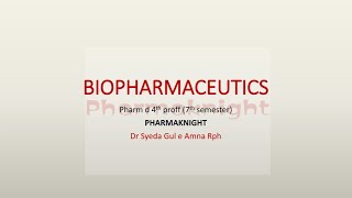 Factors affecting drug absorption part 2 biopharmaceutics pharmaknight [upl. by Aerdnahs]