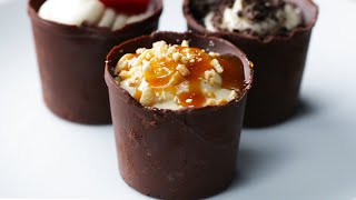 Chocolate Cheesecake Pudding Cups [upl. by Darach668]