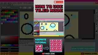 Aseprite TutorialHow to use Tiled Mode Cómo utilizar el modo mosaico Pixel Art [upl. by Pliske]