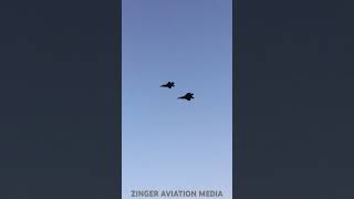 F22 amp F35A Formation Break airshow aviation oshkosh shorts video viral trending f22 f35 [upl. by Isbel]