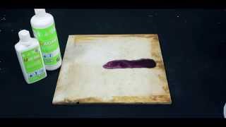 Stain removal on marble limestone and marbleconcrete agglomerate with oxidan  margel [upl. by Stedt800]