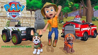 Paw Patrol On A Roll 16 Zuma and Tracker Rescue Carlos in the Jungle [upl. by Marienthal117]