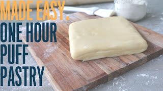 Never buy puff pastry again The easiest puff pastry recipe ready in one hour [upl. by Amabelle164]