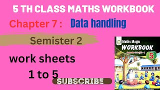 AP 5th class maths workbook data handling 1 to 5 worksheet answersAP5th class maths workbookanswers [upl. by Eserahs]